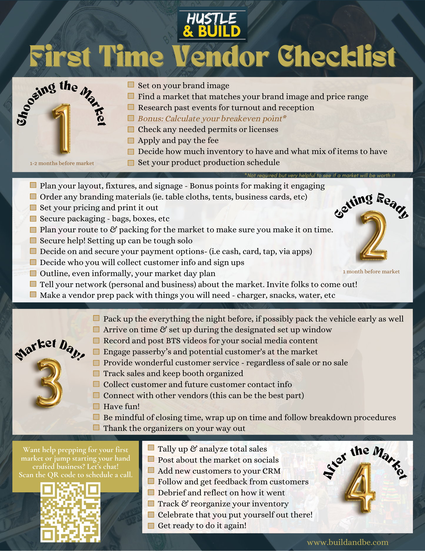First Time Vendor Checklist