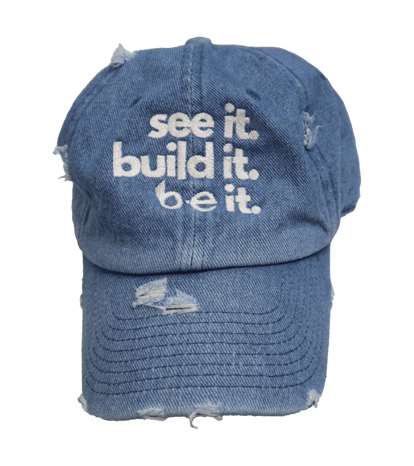 Blue Denim Vintage Hat